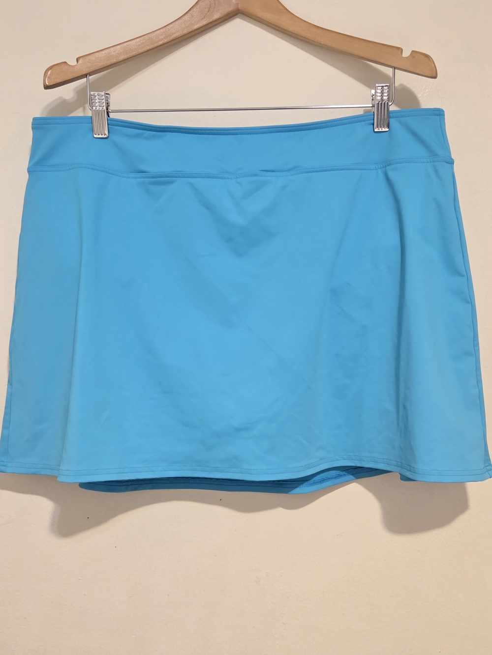 Lands' End Tummy Control Swim Skirt Turquoise